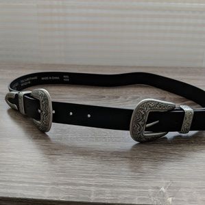 TOPSHOP Double buckle belt